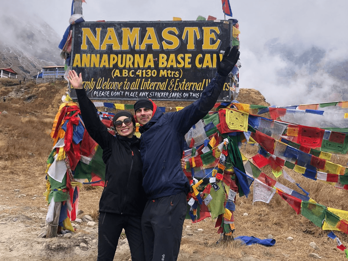 guests enjoying at annapurna base camp